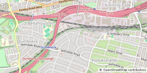 Map of Glasgow