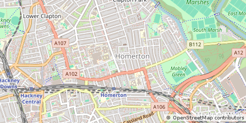 Map of Hackney