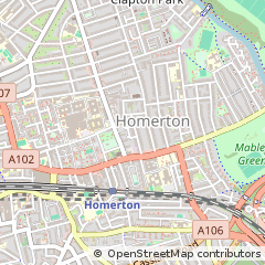 Map of Hackney