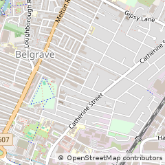 Map of Leicester, Leicestershire