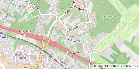 Map of Fareham, Hampshire