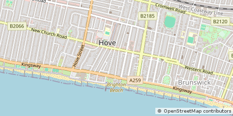 Map of Hove