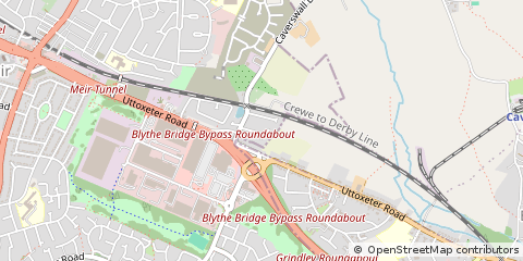 Map of Stoke-on-Trent