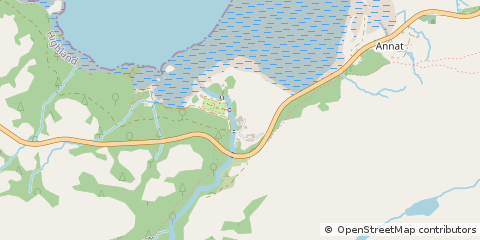 Map of Achnasheen, Ross Shire