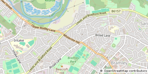 Map of Leeds