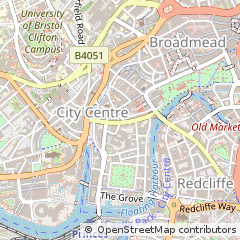 Map of Bristol, Somerset