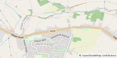 Map of Ilkeston, Derbyshire