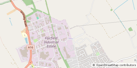 Map of Louth, Lincolnshire