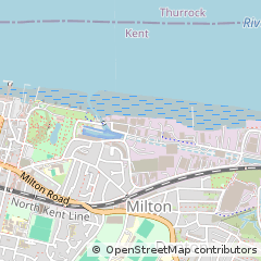 Map of Gravesend, Kent