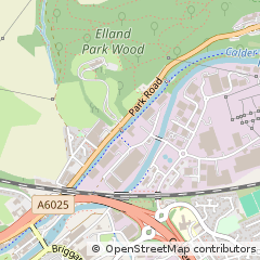 Map of Elland, West Yorkshire