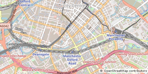 Map of Manchester