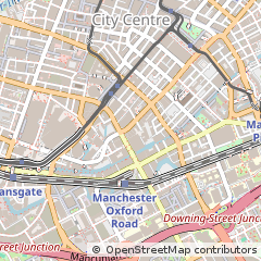 Map of Manchester