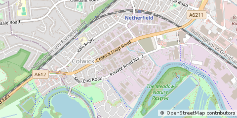 Map of Nottingham