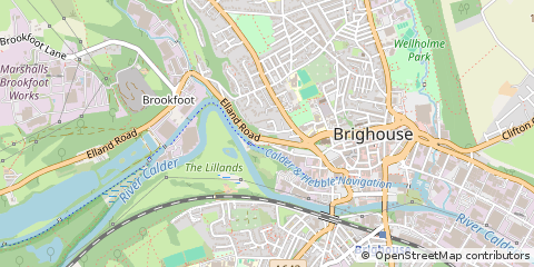 Map of Brighouse