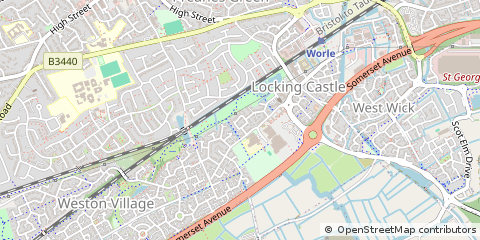 Map of Weston-Super-Mare