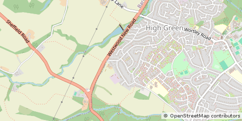 Map of Sheffield