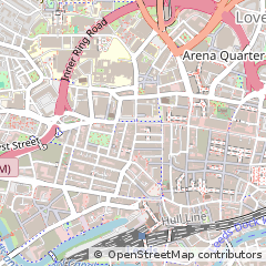 Map of Leeds, West Yorkshire