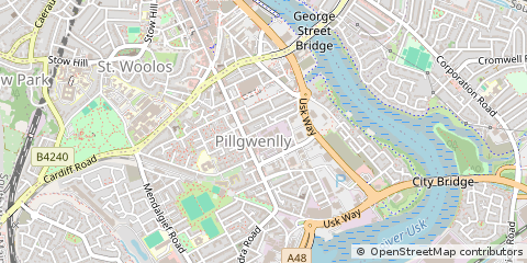 Map of South Wales