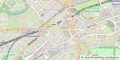 Map of Edinburgh