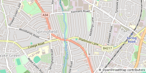 Map of Birmingham