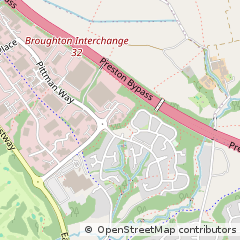 Map of Preston, Lancashire