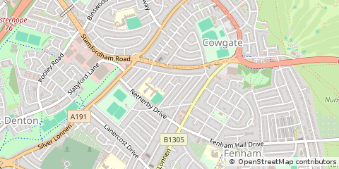 Map of Newcastle Upon Tyne