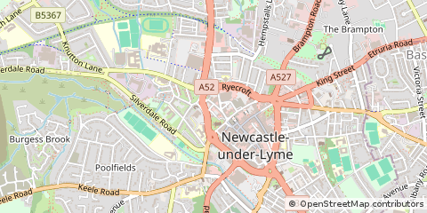Map of Newcastle-Under-Lyme