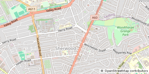 Map of Nottingham