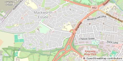 Map of Derby