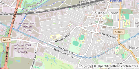 Map of Middlesex