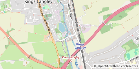 Map of Kings Langley