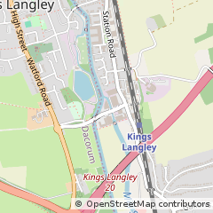 Map of Kings Langley