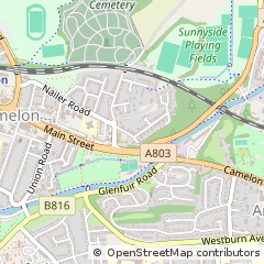 Map of Falkirk, Stirlingshire