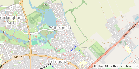 Map of Aylesbury, Buckinghamshire