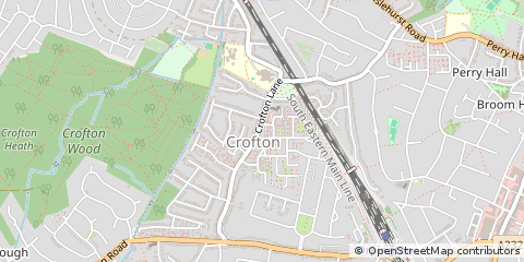 Map of Orpington, Kent