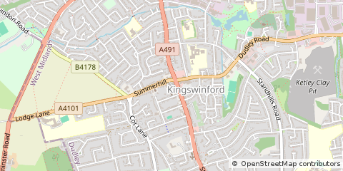 Map of Kingswinford