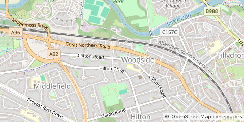 Map of Aberdeen