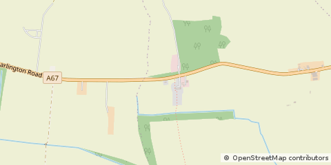 Map of Darlington, Co Durham