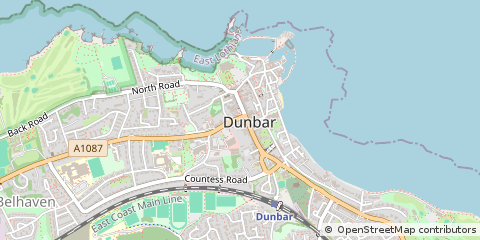 Map of East Lothian