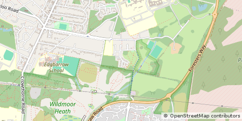 Map of Crowthorne, Berkshire