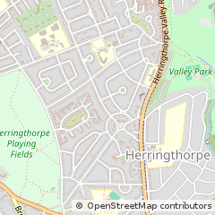 Map of Rotherham, South Yorkshire