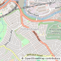 Map of Bristol, City of Bristol