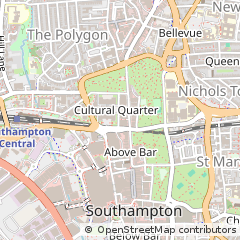 Map of Southampton