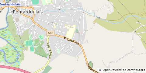 Map of Pontarddulais
