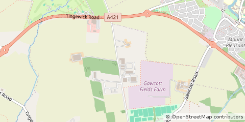 Map of Buckingham, Buckinghamshire