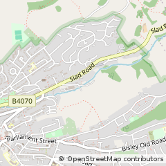 Map of Stroud, Gloucestershire