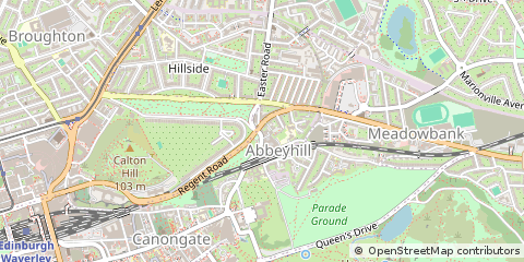 Map of Edinburgh