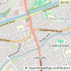 Map of Warrington