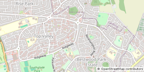 Map of Nottingham