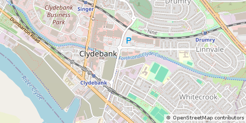 Map of Clydebank